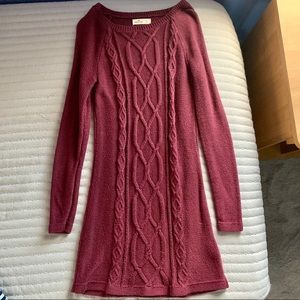 Cozy sweater dress
